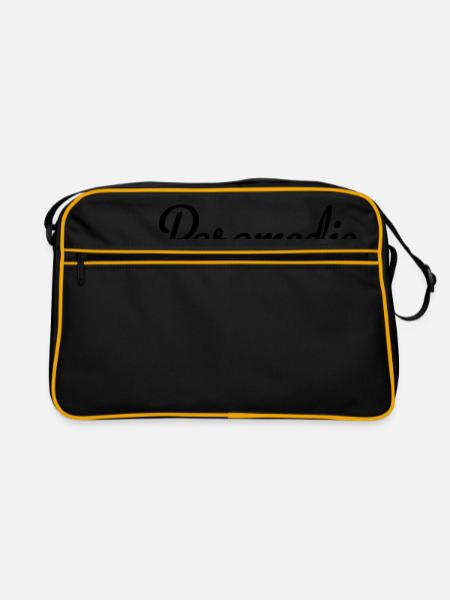 paramedic - Retro Tasche - Schwarz/Gold - Vorne