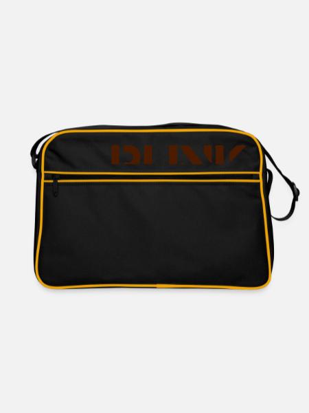 Punk - Retro Bag - black/gold - Front