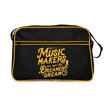 Quotes - Willy Typo - Retro Bag - black/gold - Front