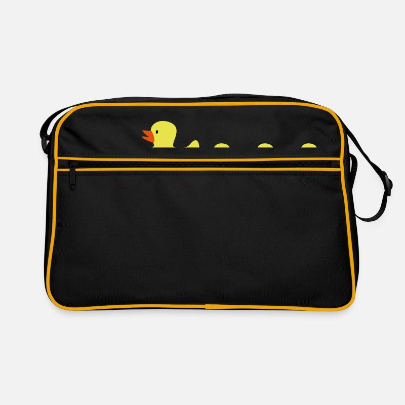 Ente - Retro Bag - black/gold