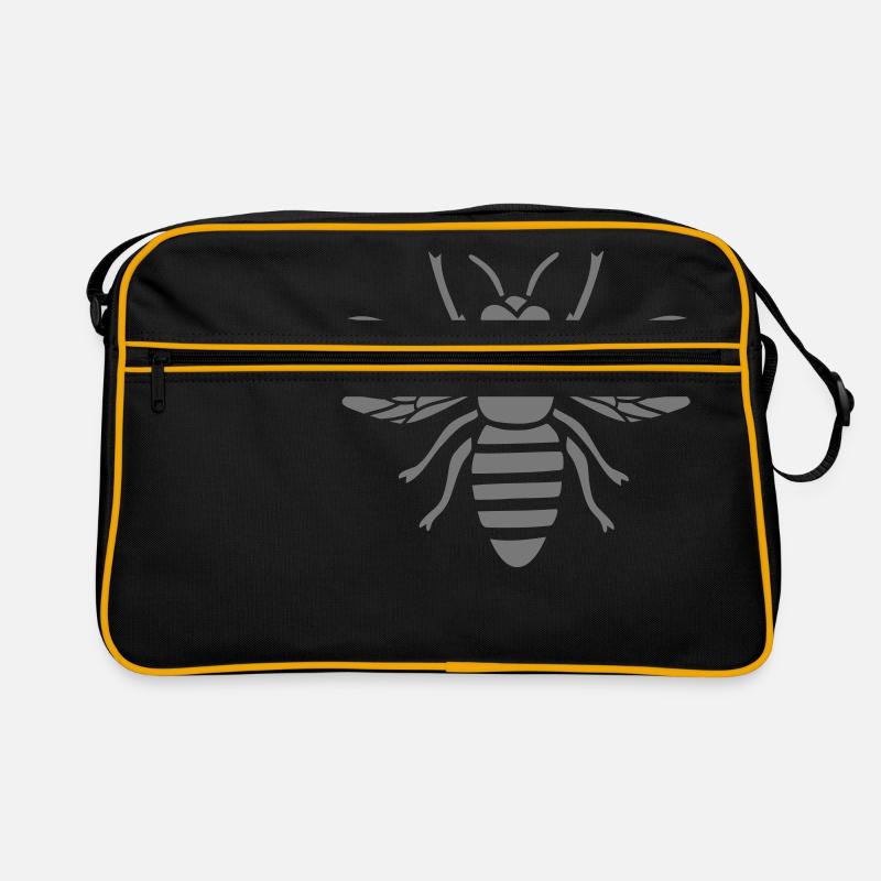 bee honey bumble bee honeycomb beekeeper wasp Retro Bag