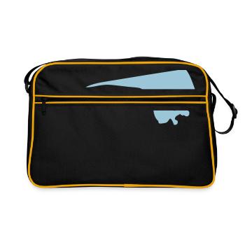 sport ulm - Sac Retro - noir/or - Devant