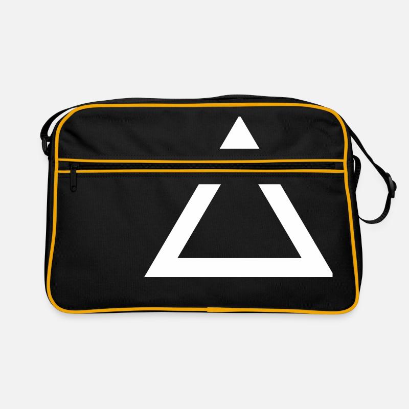 triangle - Sac Retro - noir/or