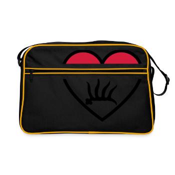 Gp - Retro Bag - black/gold - Front