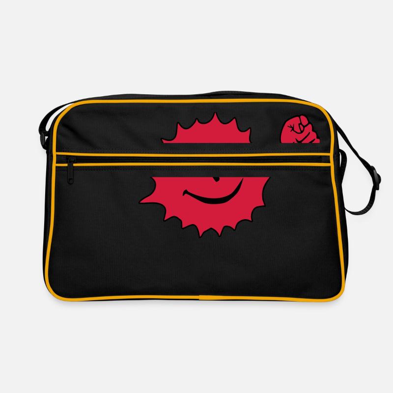 Atomkraft Faust dagegen Geschenkidee Nein Symbol Retro Bag