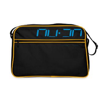 4:20 pm Seven segment digital clock - Retro Bag - black/gold - Front