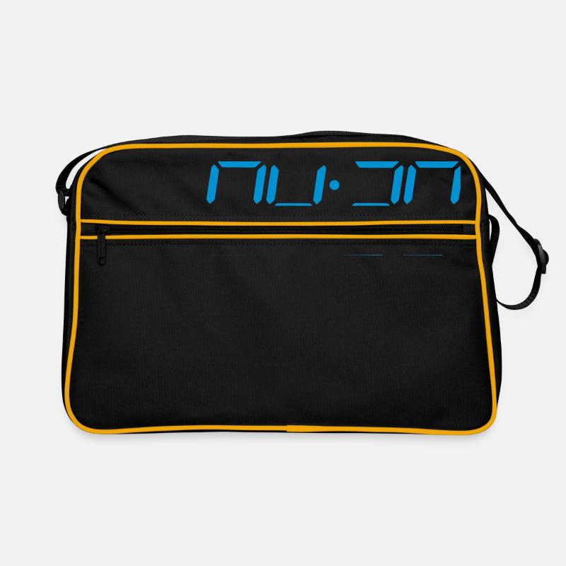 4:20 Uhr Sieben Segment Digitaluhr Retro Tasche