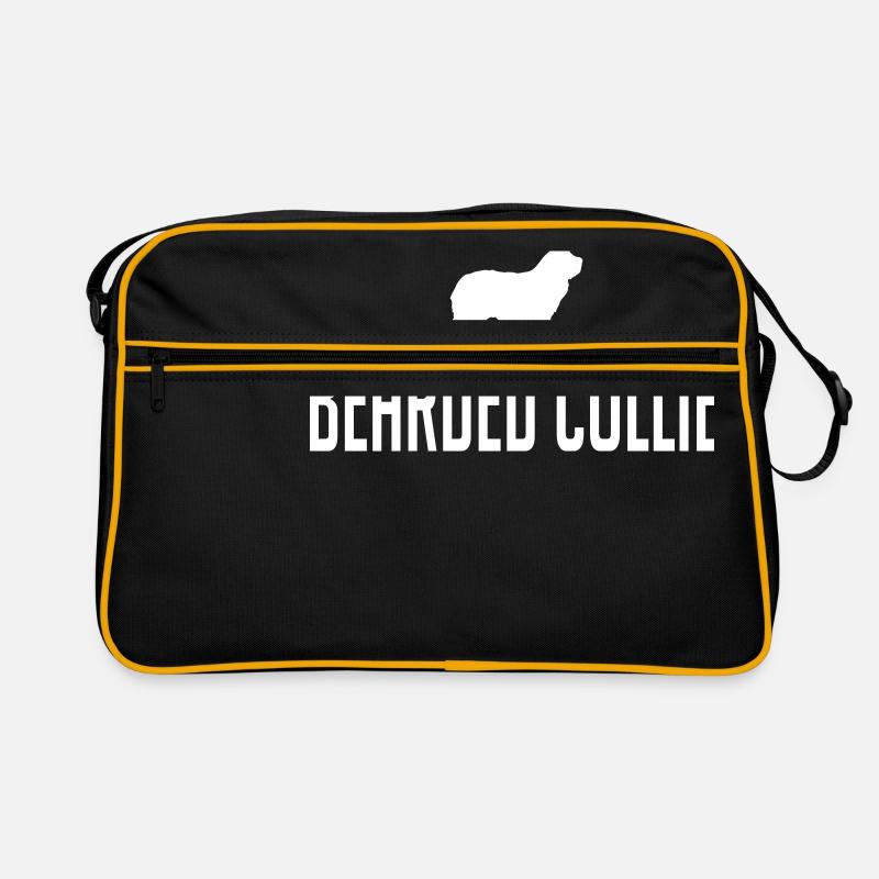 BEARDED COLLIE Hunderasse Retro Tasche