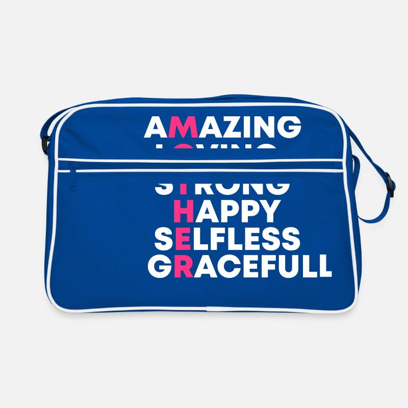 Mother's Day. Mutter. Mom. Mummy. Geschenk Retro Bag