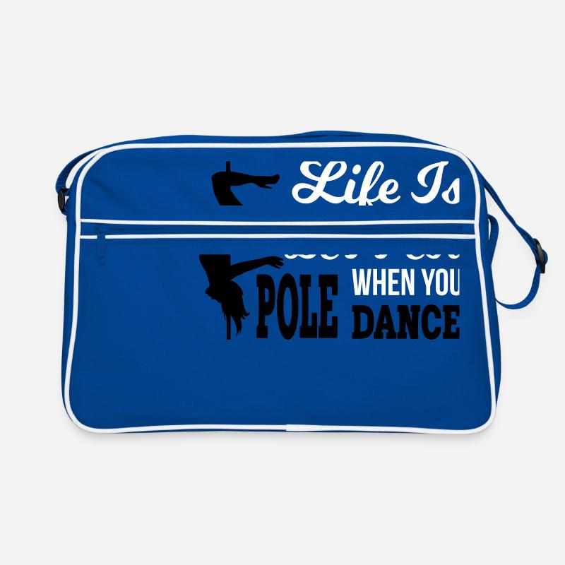 Life Is Better When You Pole Dance Retro Tasche