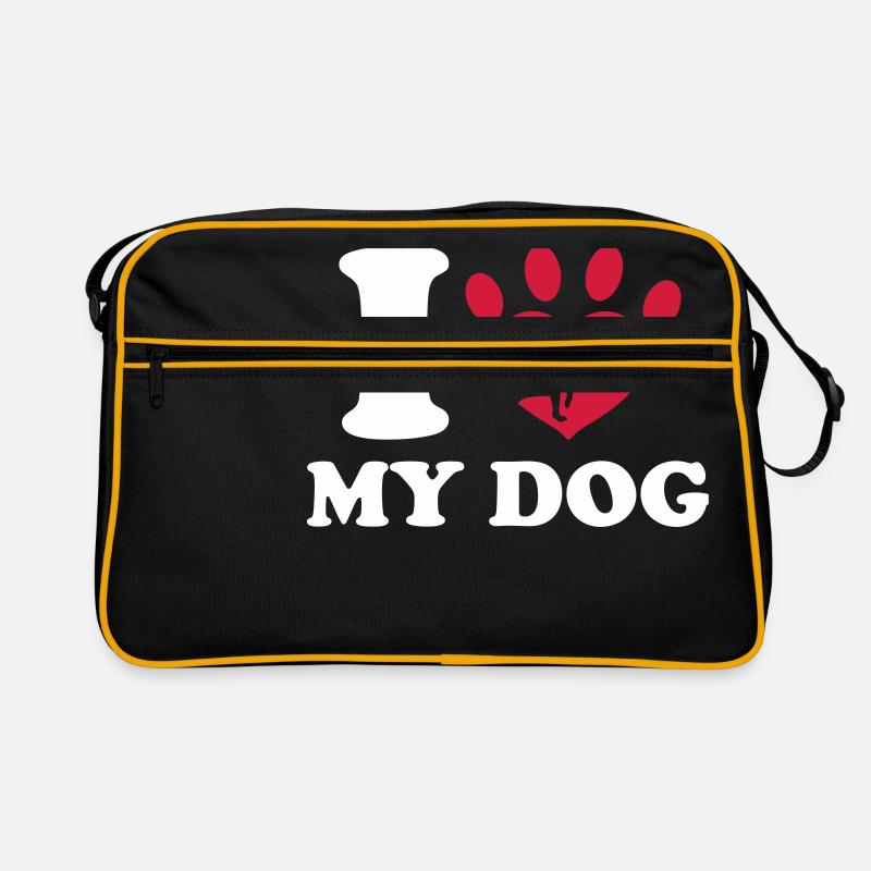 I Love My Dog Sac Retro