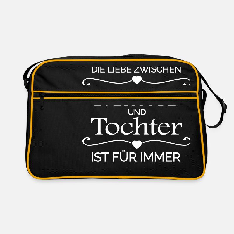 Liebe zwischen Mutter und Tochter - Geschenk Retro Tasche
