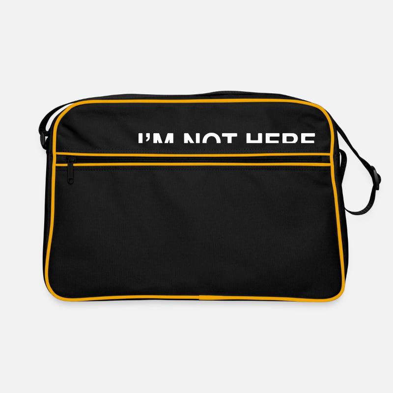 I'm not here Retro Bag