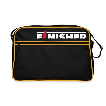 Finisseur - motivation Running - Jogging - Sac Retro - noir/or - Devant