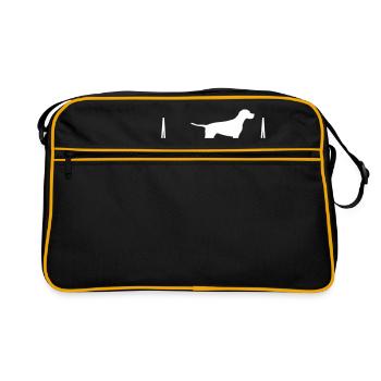 ENGLISH POINTER heartbeat heartbeat - Retro Bag - black/gold - Front