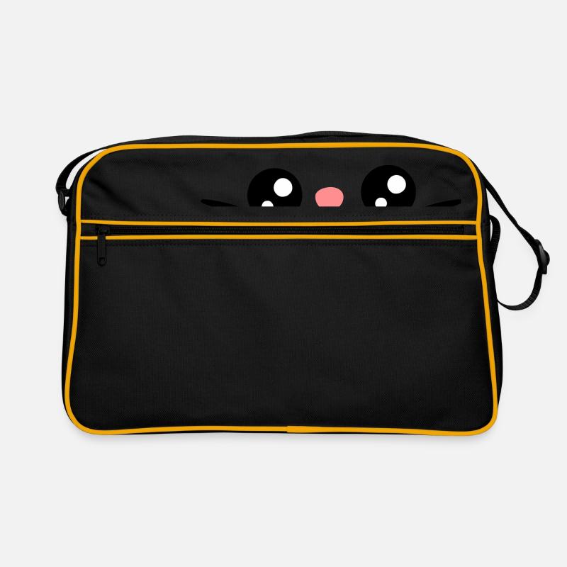 Ostergeschenke süßes Hasen Gesicht / Bunny Zähne Retro Tasche