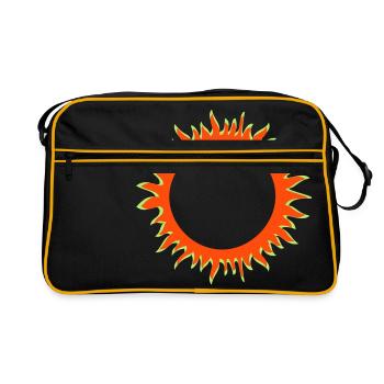 anneau de feu - Sac Retro - noir/or - Devant