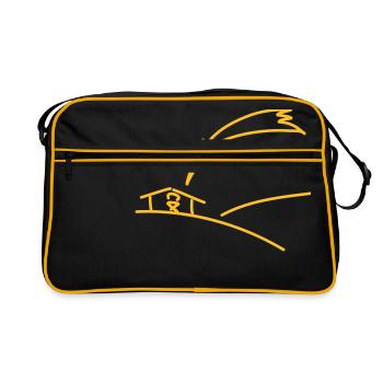 lit d'enfant - Sac Retro - noir/or - Devant