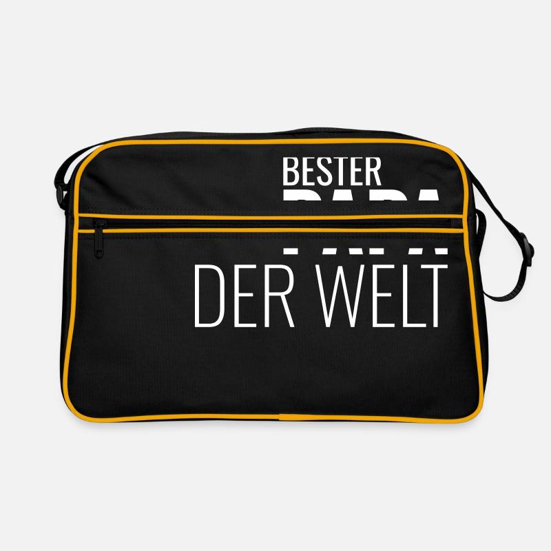 BESTER PAPA DER WELT Retro Tasche