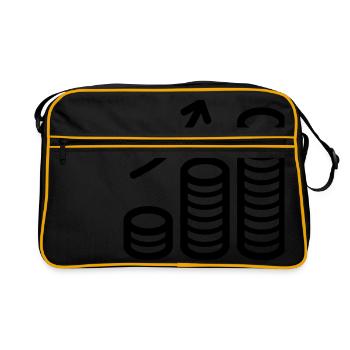 Return money interest growth - Retro Bag - black/gold - Front