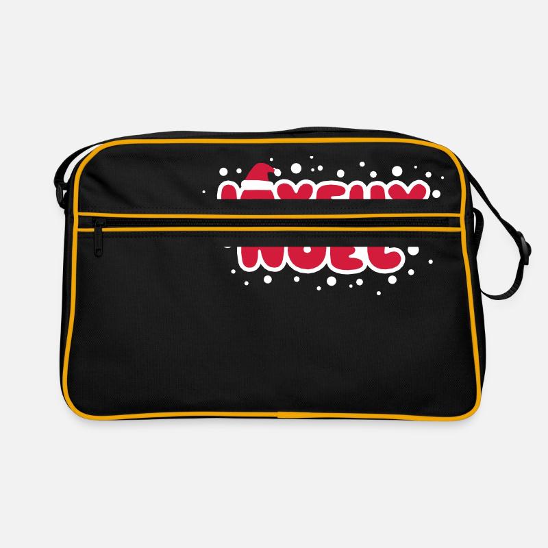 Joyeux Noël - Sac Retro - noir/or