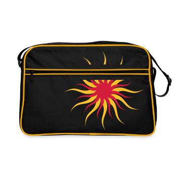 sun - Retro Bag - black/gold - Front