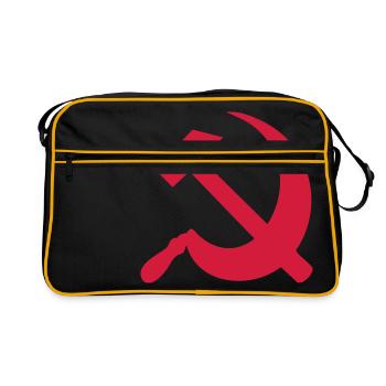 Hammer and Sickle - Retro Bag - black/gold - Front