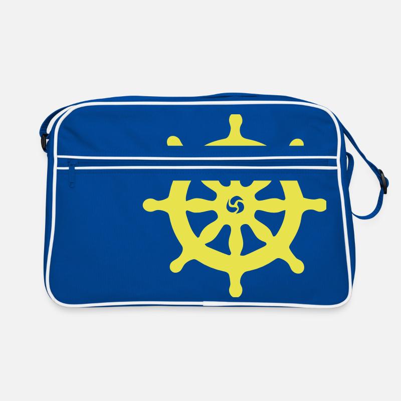 SHIP STEERING WHEEL Retro Bag