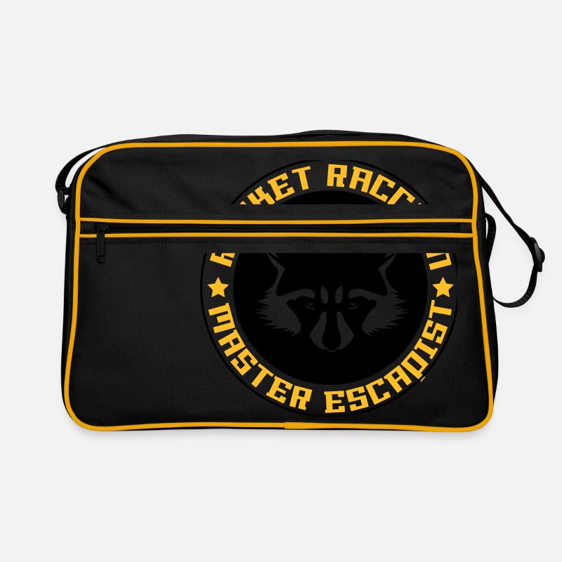 Rocket-Waschbär voll Logo Retro Tasche