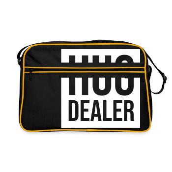 Hug dealer - Retro Bag - black/gold - Front