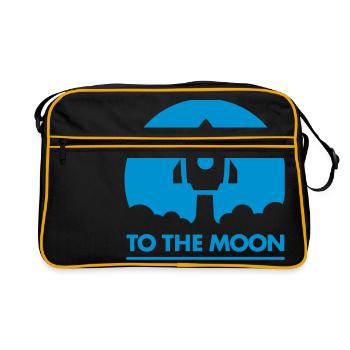To The Moon - Retro Bag - black/gold - Front