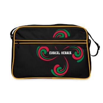 Croix Basque - Sac Retro - noir/or - Devant