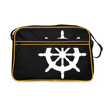 steering wheel - Sac Retro - noir/or - Devant