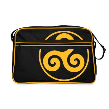Triskele Britain - Retro Bag - black/gold - Front