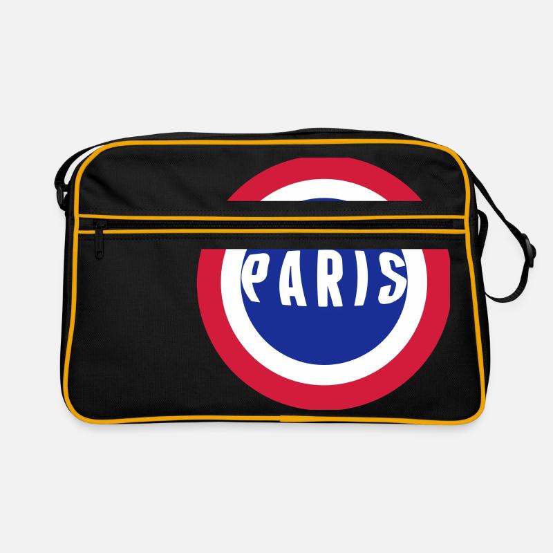 Paris Frankreich Flagge Retro Tasche