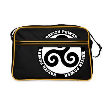 Triskele Breizh power Britain - Retro Bag - black/gold - Front