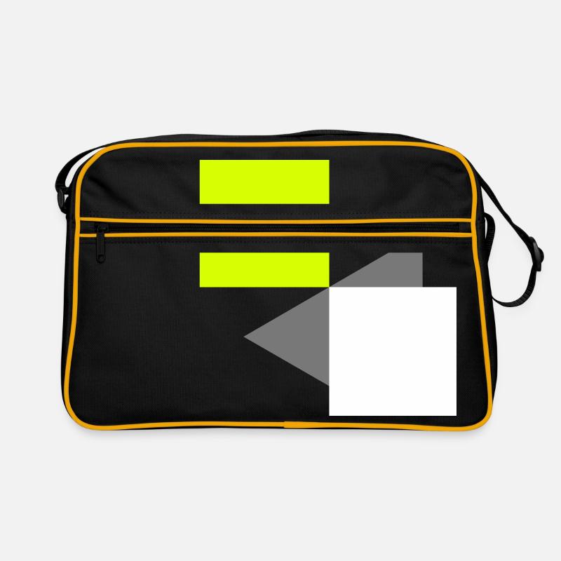 Abstract squares Retro Bag