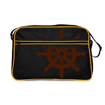steering wheel - Retro Bag - black/gold - Front