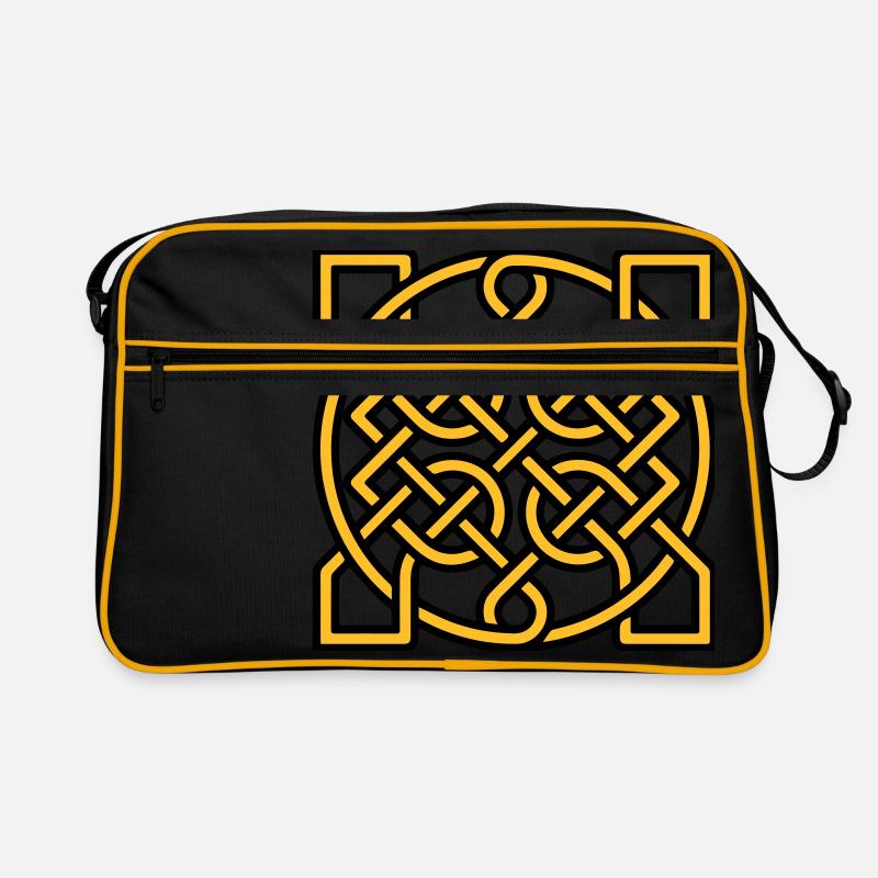 Knot pattern Motif de noeud Sac Retro