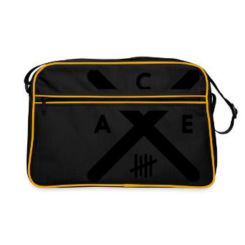 ACE - Retro Bag - black/gold - Front