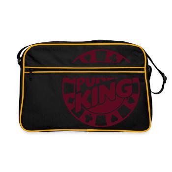 poker roi - Sac Retro - noir/or - Devant