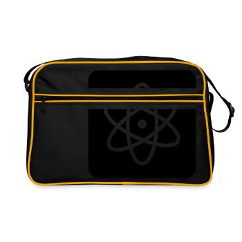 Attention: atomic physics - Retro Bag - black/gold - Front