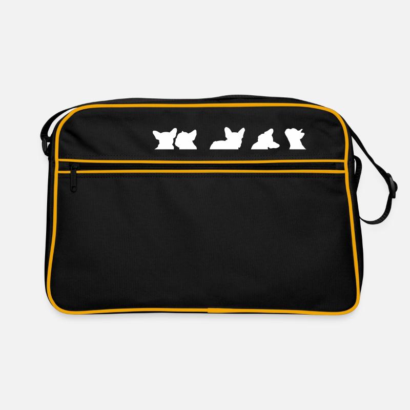 Frenchie Collection - libre choix de la couleur Sac Retro