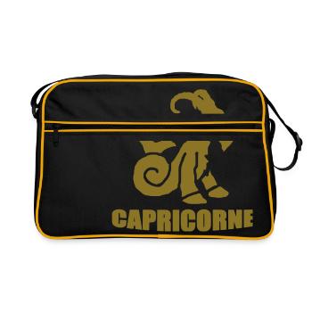 capricorne - Retro Bag - black/gold - Front