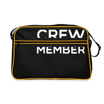Crew Member - Retro Bag - black/gold - Front