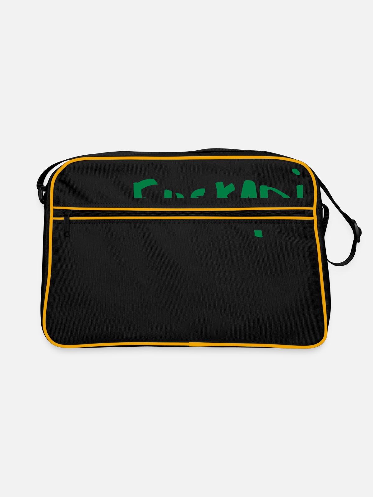 Euskadi Basque - Sac Retro - noir/or - Devant