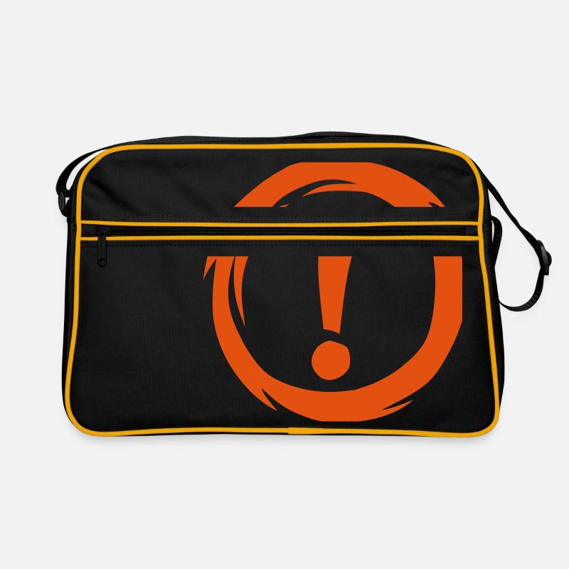 Ausrufezeichen Runde Runde Interpunktion Retro Tasche