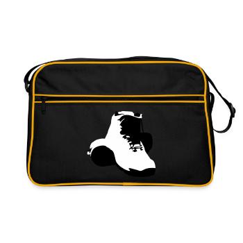 hiking boots - Retro Bag - black/gold - Front