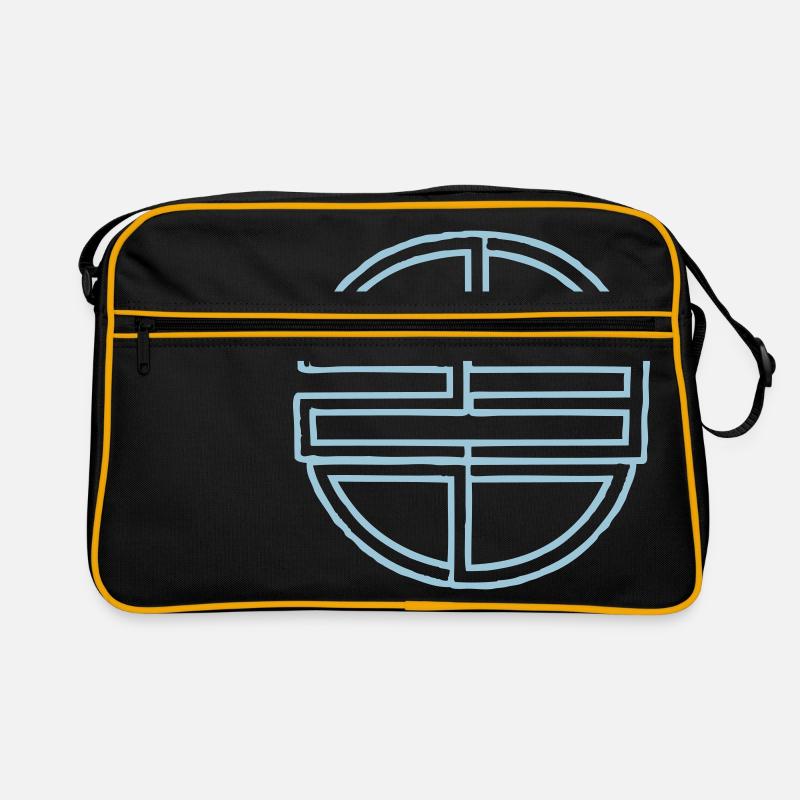 rzhw_23spirol - Retro Tasche - Schwarz/Gold