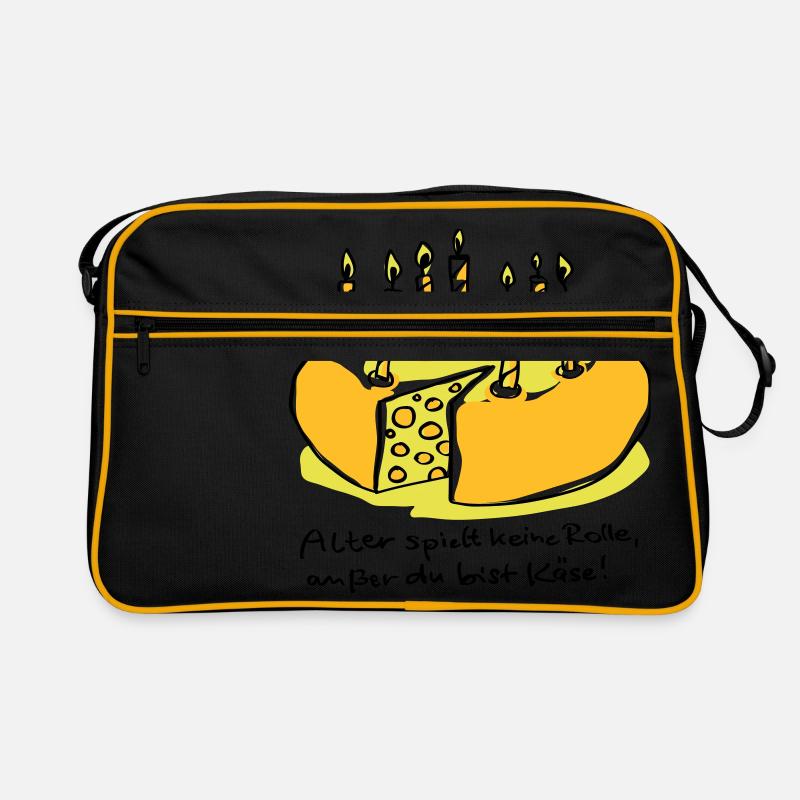 Alter und Käse Retro Tasche